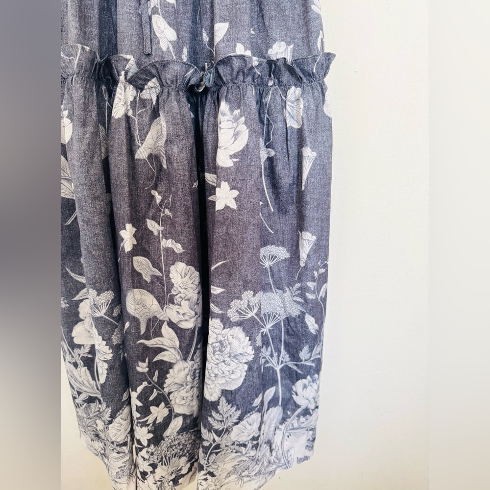 NWT En Saison Sydney Floral Tiered Midi Sundress - Picture 6 of 8